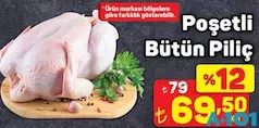 POŞETLİ BÜTÜN PİLİÇ KG POŞETLİ BÜTÜN PİLİÇ KG